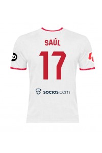 Sevilla Saul Niguez #17 Fotballdrakt Hjemme Klær 2024-25 Korte ermer